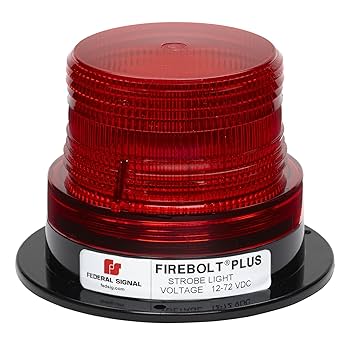 Amazon.com: Federal Signal 220200-04 Firebolt Plus Red 3.61